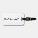 Search for just married luggage tags Honeymoon