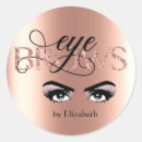 Search for eyebrows stickers Rose gold