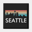 Search for seattle skyline magnets Souvenir