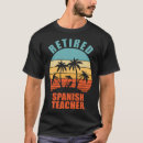 Recherche de professeur espagnol tshirts Heureux