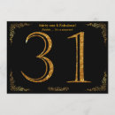 Search for 31st birthday invitations Black