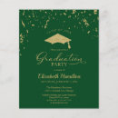 Search for gold confetti graduation invitations High school