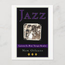 Search for the big easy postcards Jazz