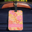 Recherche de rétro bagages étiquettes Fleurs