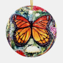 Recherche de papillon de monarque ornements Aquarelle