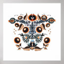 Search for motif floral posters Brown