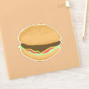 Search for hamburger stickers Illustration