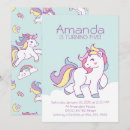 Recherche de pastel girly invitations Licorne