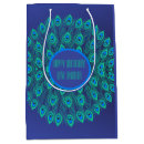 Search for peacock gift bags Blue