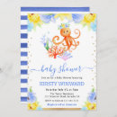 Search for underwater baby shower invitations Octopus