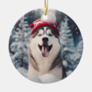 Search for siberian husky ornaments Puppy