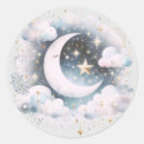 Search for white crescent moon stickers Mystical