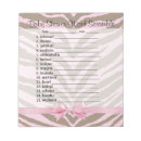 Recherche de baby shower fille blocsnotes Rose