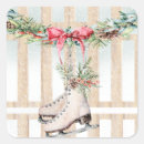 Search for vintage ice skating stickers Snow
