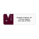 Search for stethoscope return address labels Medical