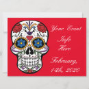 Recherche de tête mort cartes invitations Floral