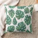 Search for palm leaf pillows Green