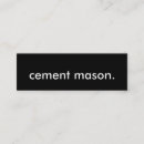 Search for cement business cards Mason
