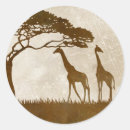 Search for african safari stickers Vintage