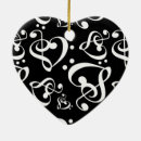 Search for treble clef ornaments Black