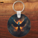 Search for phoenix bird keychains Rising