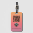 Recherche de qr code bagages étiquettes Élégant