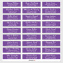 Search for royal purple stickers Script