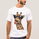 Recherche de girafe drôle tshirts Safari