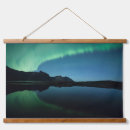 Search for light reflection Northern lights
