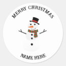 Search for snowman design stickers For kids