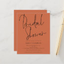 Recherche de terracotta bridal shower invitations Élégant