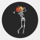 Search for skeleton costume stickers Pumpkin