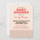 Recherche de chevron rose invitations Zigzag