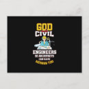 Search for civil engineers postcards Birthday