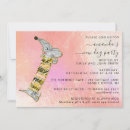 Search for pink dress baby shower invitations Rose gold