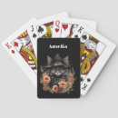 Recherche de sorcière jeux de cartes Chat noir