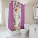 Search for art nouveau shower curtains Alphonse mucha