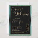 Search for cheers to 90 years birthday invitations 90th