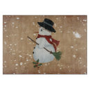 Search for snowman cutting boards country