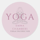 Search for yoga stickers Illustration