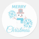 Search for cute character stickers Snowflakes
