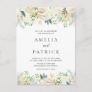 Search for faux gold wedding invitations Watercolor