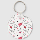Search for heart drawing keychains Pattern