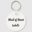 Search for maid of honour keychains Black and white