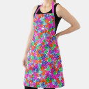 Search for multicolored aprons Floral
