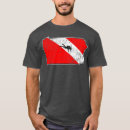 Recherche de drapeau de plongée tshirts Animaux