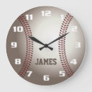 Recherche de baseball horloges Monogramme