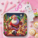 Search for santa claus plates Winter holiday