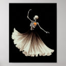 Search for black and white skeleton art October
