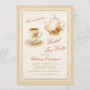 Search for tea time bridal shower invitations Teapot
